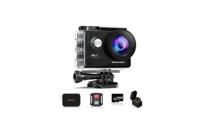Cámara deportiva 4K Apexcam con tarjeta de memoria de 64GB
