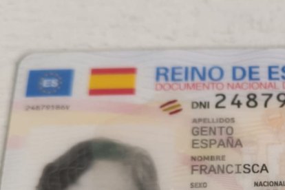 DNI de Paquita España.