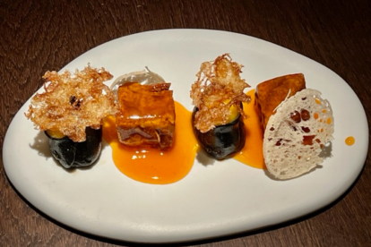 Un plato de RavioXO, de Dabiz Muñoz