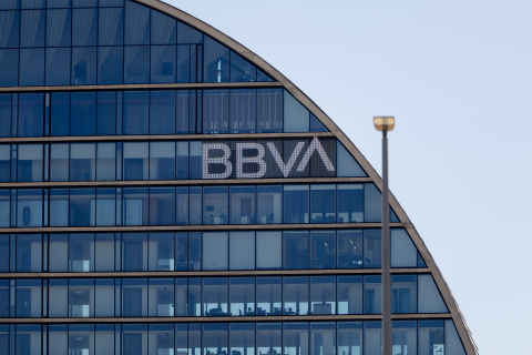 Fachada de la sede de BBVA, a 31 de julio de 2024, en Madrid (España).
Eduardo Parra / Europa Press
31 JULIO 2024