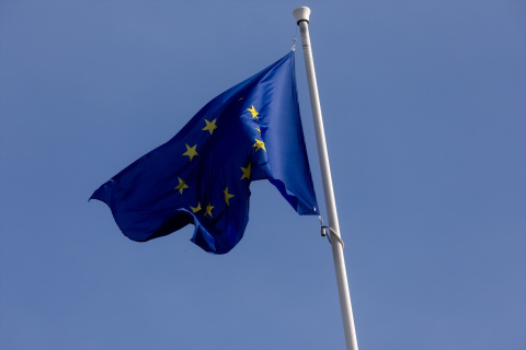 La bandera de la Unión Europea, a 3 de diciembre de 2024, en Madrid (España).
Eduardo Parra / Europa Press
03/12/2024