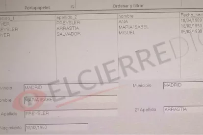 Una de las pruebas que en su día aportó El Cierre Digital.