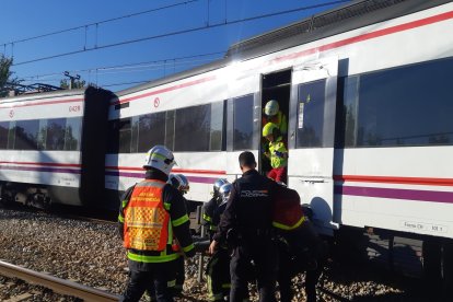 Descarrilamiento de un tren de Cercanías en San Fernando de Henares (Madrid) 27/10/2025