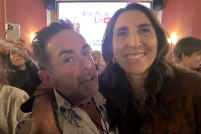 Jesús Manuel Ruiz y Paz Padilla en el estreno de