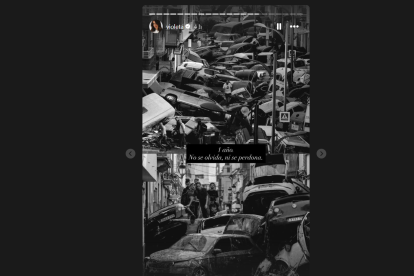 Story de Instagram de Violeta Mangriñán