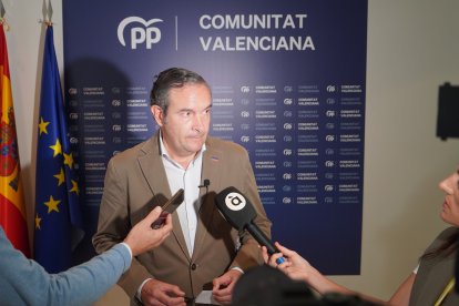 Fernando Pastor, el portavoz del PP en la comisión de investigación de la dana en Les Corts.