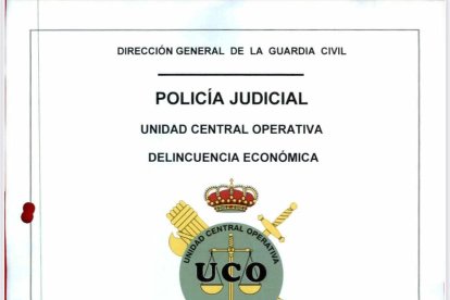 Captura de una página del informe de la Unidad Central Operativa de la Guardia Civil