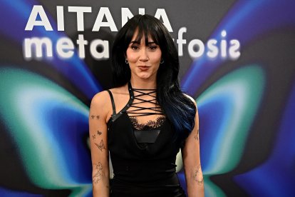 Aitana Ocaña durante el estreno de su nueva serie documental para Netflix 20/2/2025