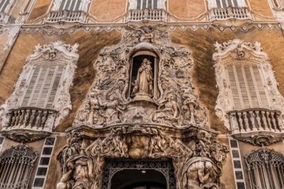 Fachada del Palacio de Marques de dos Aguas