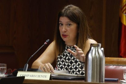 Leire Díez comparece en la comisión de investigación del caso Koldo