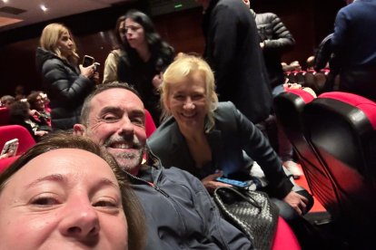 Ana Duato, junto al autor de este texto, Jesús Manuel Ruiz