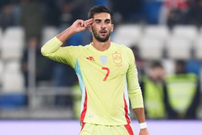 Ferrán (25) marcó su gol número 22 con España ante Georgia.