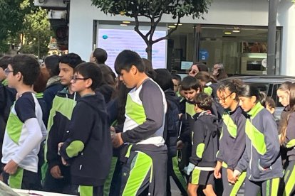 Los escolares de los colegios de Torrent se sumaron a las marchas.