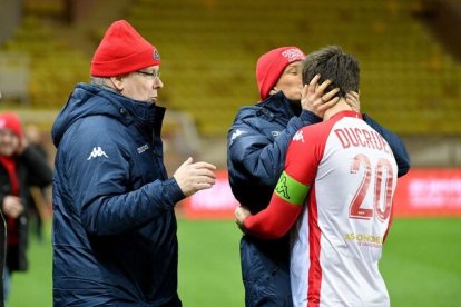 Louis Ducruet saluda a su madre Estefanía de Mónaco ante su tío Alberto de Mónaco.