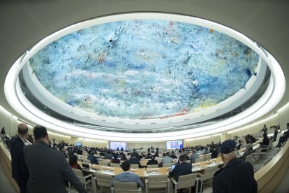 La cúpula de Miquel Barceló para la sede de la ONU en Ginebra.