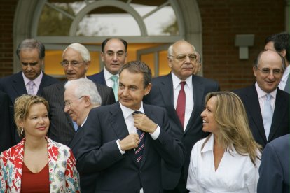 Presentación de la Fundación ONUART y la cúpula de Miquel Barceló en el año 2007 en Moncloa.