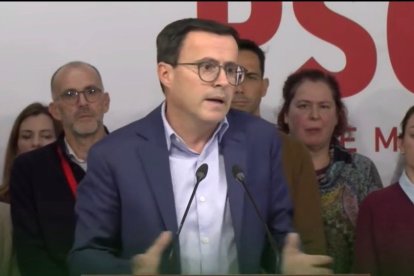 El candidato socialista Miguel Ángel Gallardo
