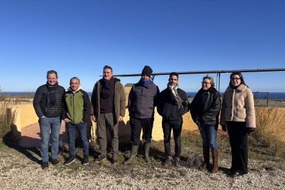 Los responsables y técnicos municipales del proyecto de pastoreo ecológico han visitado la zona de la Plana del Montgó de Xàbia.