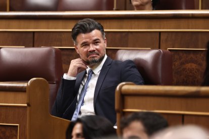 El portavoz de ERC, Gabriel Rufián.
