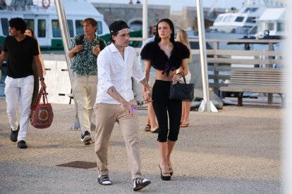 Brooklyn Beckham y Nicola Peltz.