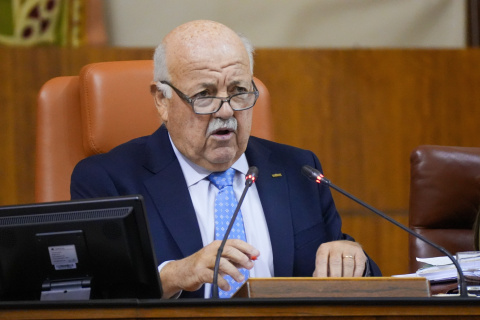 El presidente del Parlamento de Andalucía, Jesús Aguirre.