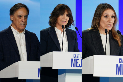 Carlos García Carbayo, Marta ARroyo y Rocío Lucas, números uno del PP en Salamanca, Burgos y Soria.
