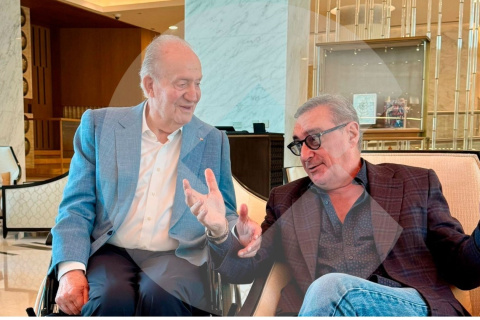 Juan Carlos I y Carlos Herrera.