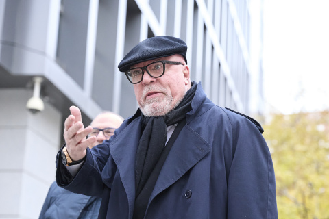 El excomisario José Manuel Villarejo llega a la Audiencia Nacional.