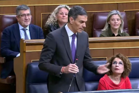 El presidente del Gobierno, Pedro Sánchez