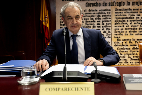 El expresidente del Gobierno José Luis Rodríguez Zapatero comparece ante la Comisión de Investigación sobre el ‘caso Koldo’, en el Senado, a 2 de marzo de 2026