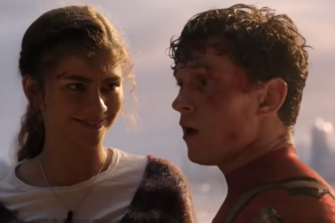 Zendaya y Tom Holland en Spiderman
