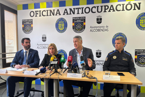 Inauguración de la oficina contra la okupacion en Alcobendas