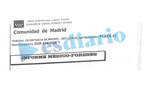 Parte médico de Sarah Santaolalla