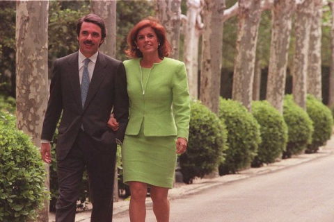 José María Aznar y Ana Botella.