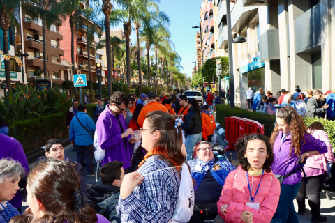 Alrededor de un centenar de personas han participado en la primera Ruta Inclusiva.
