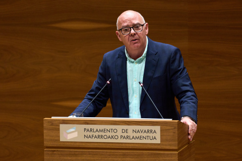 El parlamentario de Vox en Navarra, Emilio Jiménez.