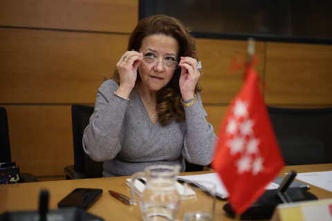 La consejera de sanidad de la Comunidad de Madrid, Fátima Matute.