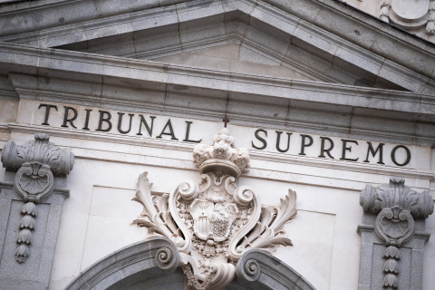 Archivo - Fachada del Tribunal Supremo durante la segunda jornada del juicio al fiscal general del Estado, a 4 de noviembre de 2025, en Madrid (España).