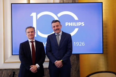 Presentación de los 100 años de Philips en España
