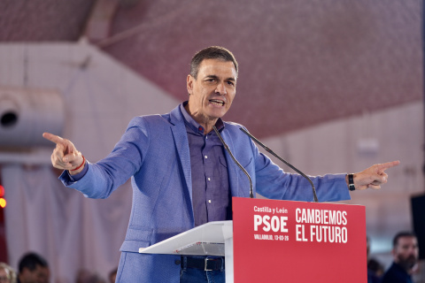 Pedro Sánchez cierra la campaña del PSOE en Valladolid.