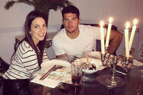 Cristian Toro con Irene Junquera.