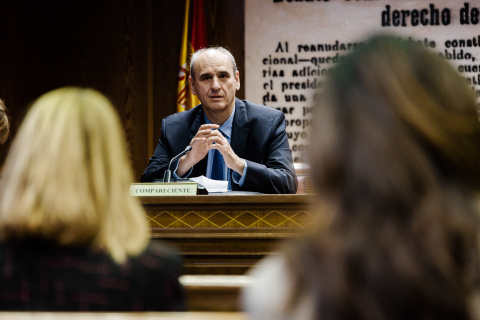 El empresario Juan Carlos Barrabés comparece ante la Comisión de Investigación del caso Koldo.