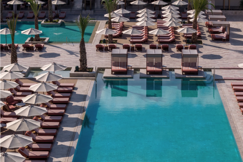 La piscina del Landmark Nicosia Autograph Collection, en el centro de la ciudad.