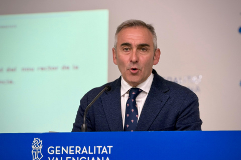 El portavoz del Consell y conseller de Agricultura, Agua, Ganadería y Pesca, Miguel Barrachina, en rueda de prensa tras el pleno del Consell
EUROPA PRESS
10/4/2026