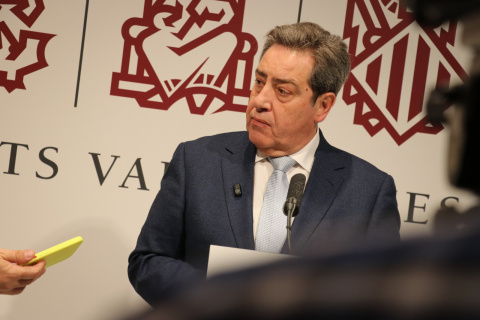 El portavoz de Vox, José María Llanos