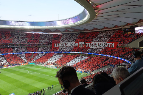 El tifo del Atleti