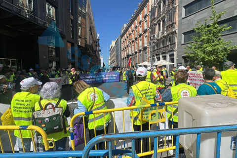 Manifestación de pensionistas