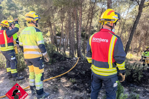 La rapidez en la respuesta fue clave para el control del fuego.