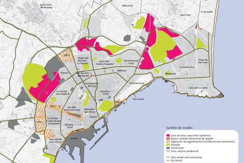 Nuevo mapa de Alicante