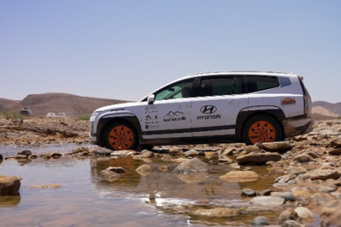 Hyundai Ioniq 9 en el Desierto de los niños